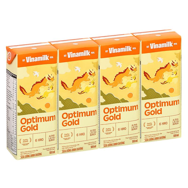 Thùng 48 hộp sữa pha sẵn Optimum Gold 180 ml (từ 1 tuổi) - Giao bao bì ngẫu nhiên 6
