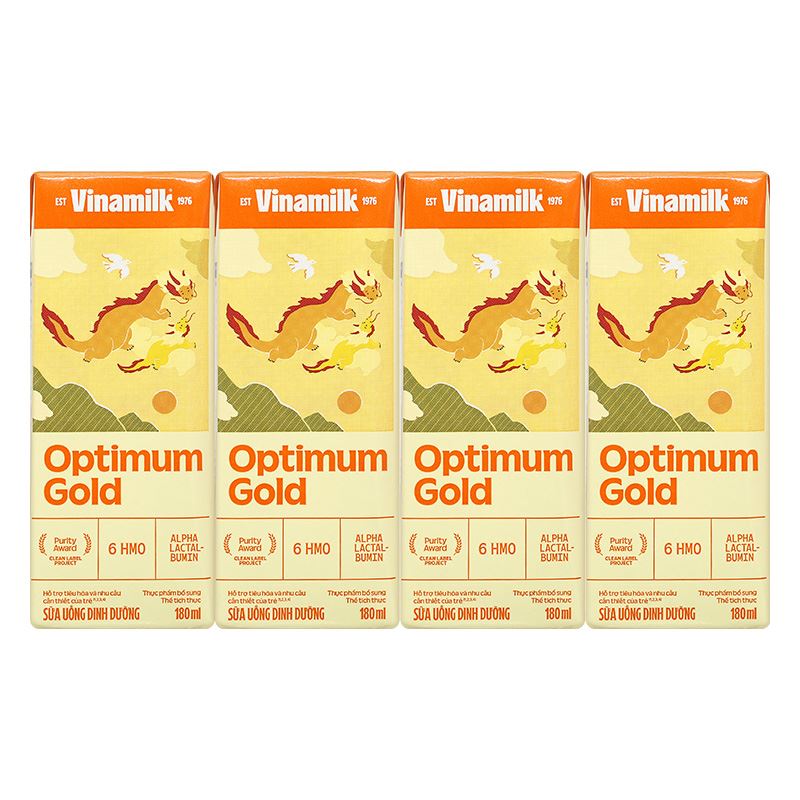 Thùng 48 hộp sữa pha sẵn Optimum Gold 180 ml (từ 1 tuổi) - Giao bao bì ngẫu nhiên 7