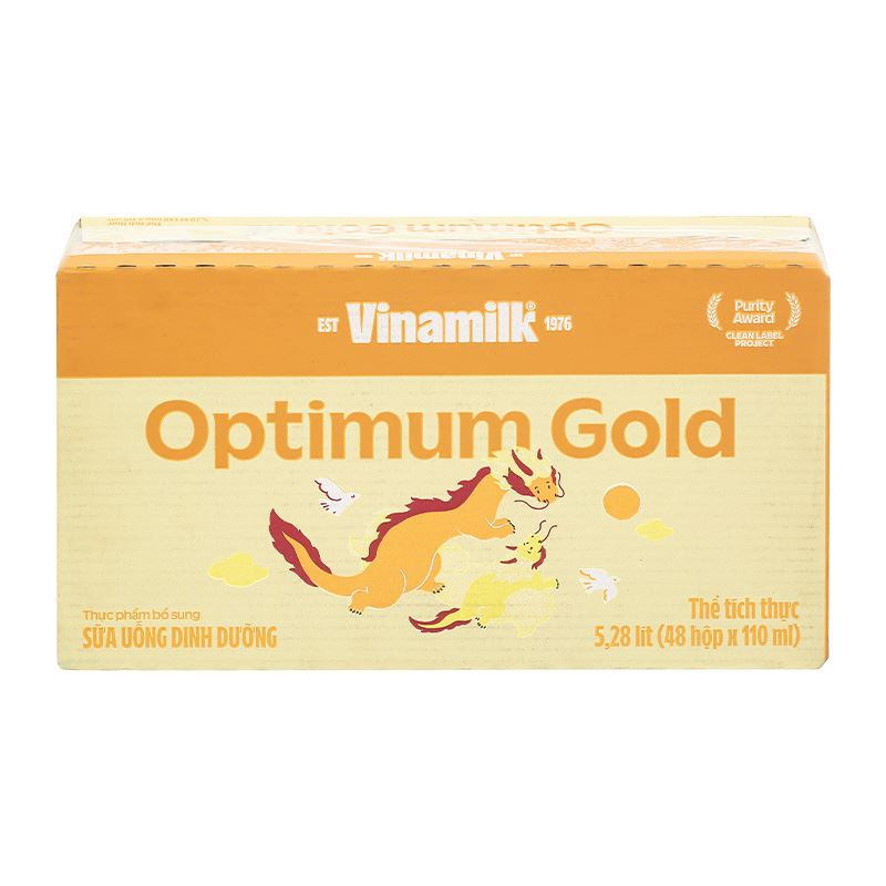 Lốc 4 hộp sữa pha sẵn Optimum Gold 110 ml (từ 1 tuổi) - Giao bao bì ngẫu nhiên 19