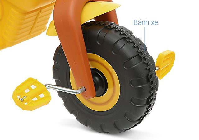 Xe 3 bánh Đại Phát Tài hệ thống bánh xe độc đáo