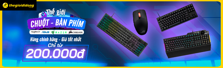 Thế giới Chuột Bàn phím chỉ từ 200k