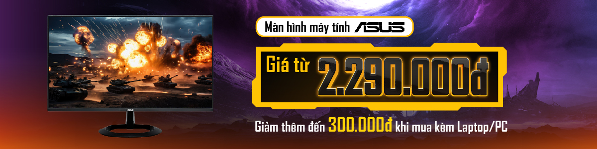 Màn Hình Máy Tính Asus Giá Rẻ, Giảm Đến 15%, Có Góp, Bh Đến 3 Năm - 09/2024