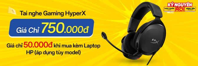 Tai nghe Chụp Tai Gaming HP HyperX