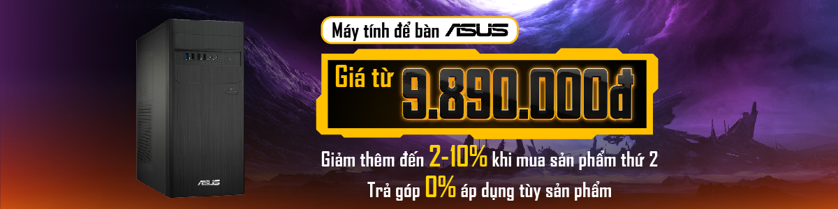 Máy Tính Để Bàn Asus Giá Rẻ, Cấu Hình Mạnh, Trả Góp 0% - 09/2024