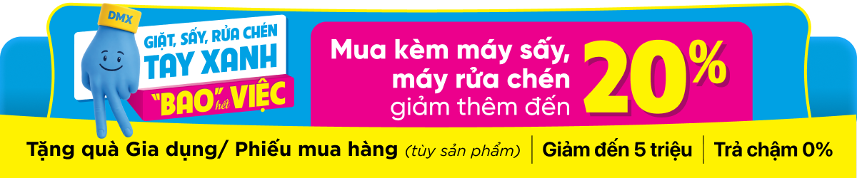 Tagline Ngành hàng Máy giặt