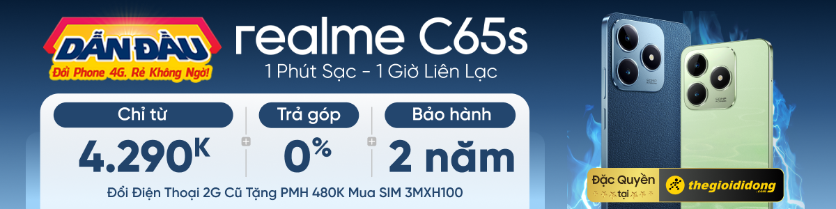 Realme C65s 8gb/128gb - Chính Hãng, Giá Tốt, Có Trả Góp