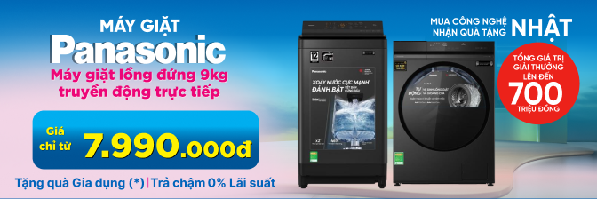 Banner Slide Ngành hàng Máy giặt
