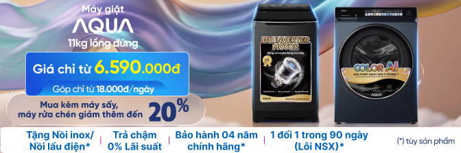 Banner Slide Ngành hàng Máy giặt