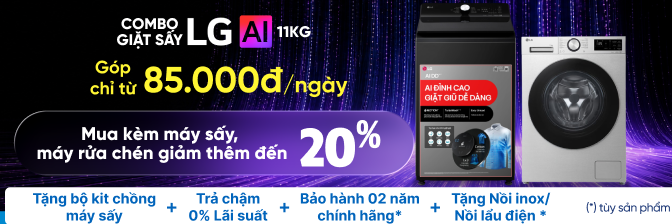 Banner Slide Ngành hàng Máy giặt