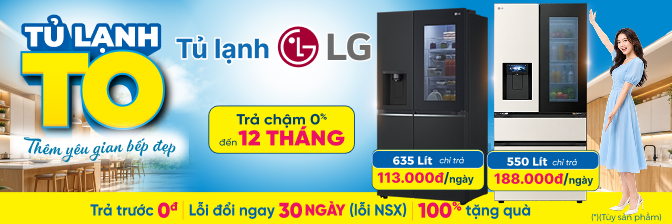 Banner Slide Ngành hàng TỦ LẠNH