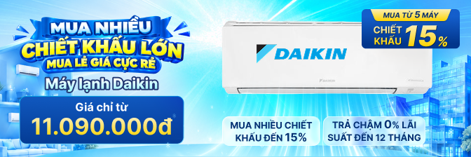 Banner Slide Ngành hàng Máy lạnh