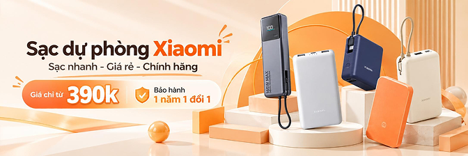 SẠC DỰ PHÒNG NHANH NHỎ ĐÃ