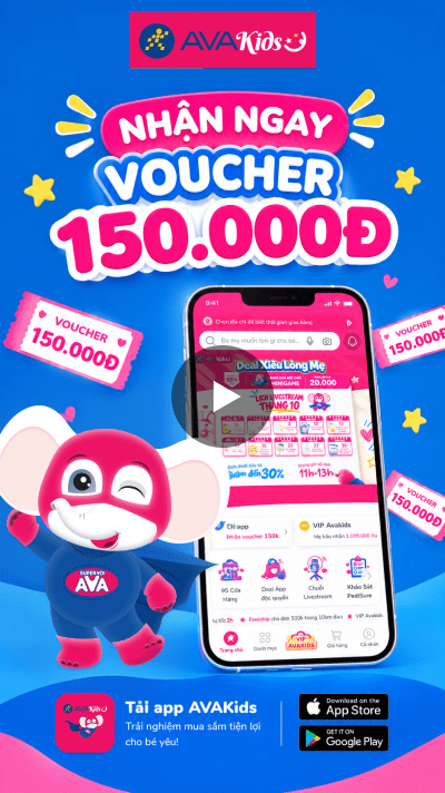 Tải app AVAKids - Nhận ngay Voucher 150.000đ!