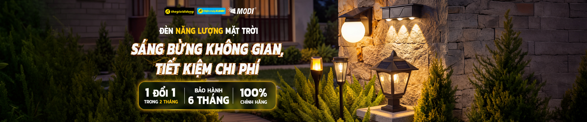 MODI - ĐÈN TRANG TRÍ NĂNG LƯỢNG MẶT TRỜI