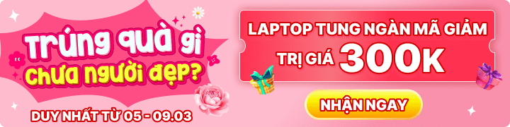 [laptop] săn coupon cuối tuần