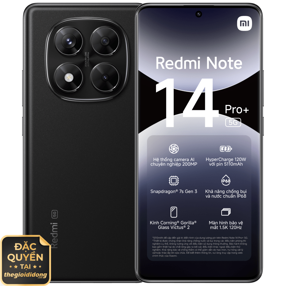 Redmi Note 14 Pro đặc quyền, nhận ưu đãi trị giá đến 500K