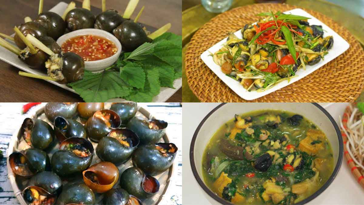 Ốc nhồi làm món gì ngon