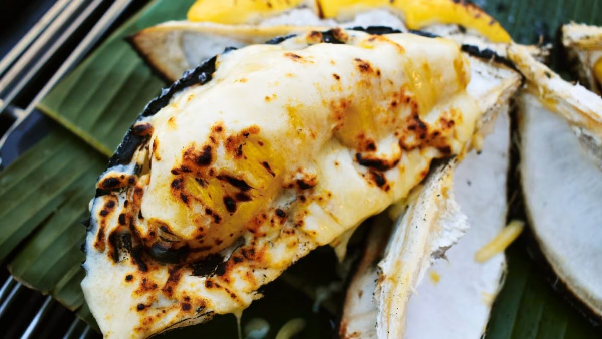 Cách làm sầu riêng nướng bằng nồi chiên không dầu