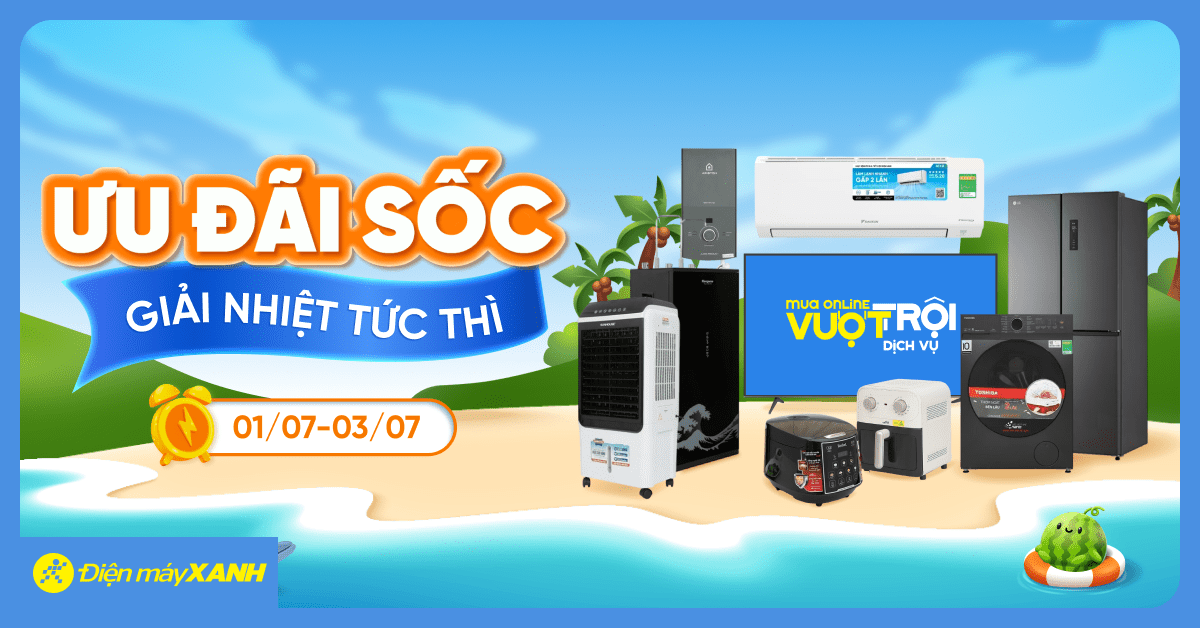 ƯU ĐÃI SỐC - GIẢI NHIỆT TỨC THÌ - GIẢM ĐẾN 50%
