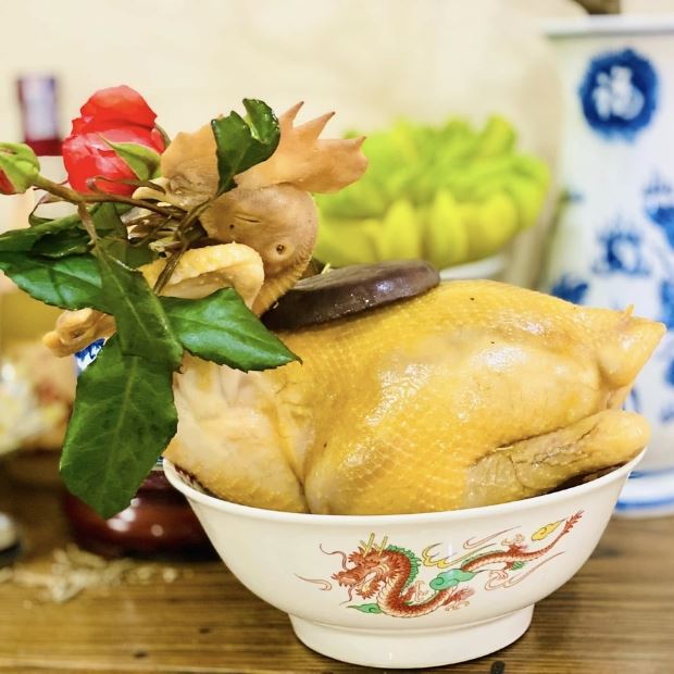 Cách buộc gà cánh tiên chắc để luộc bằng nồi không bung, thành phẩm gà đẹp