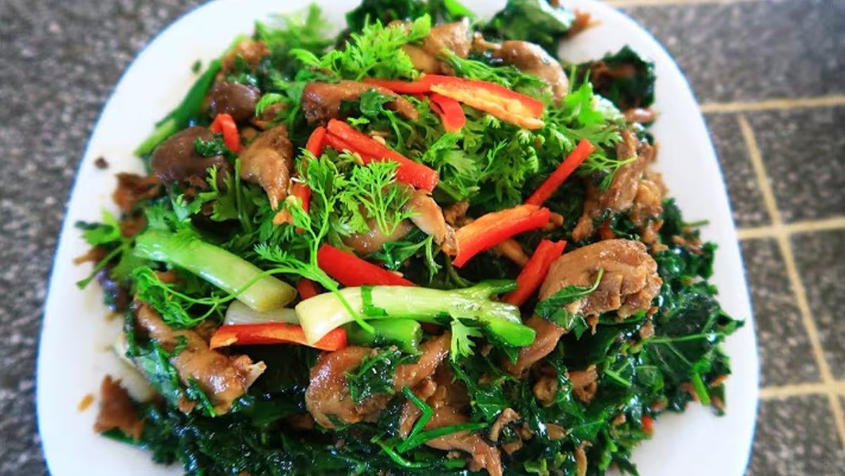 Cách làm chuột xào lá cách