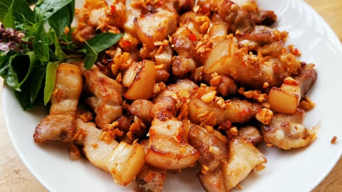 Cách làm ba rọi cháy tỏi