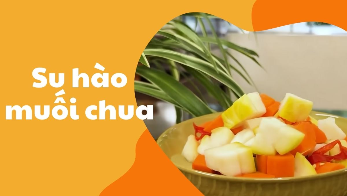 Cách làm su hào muối
