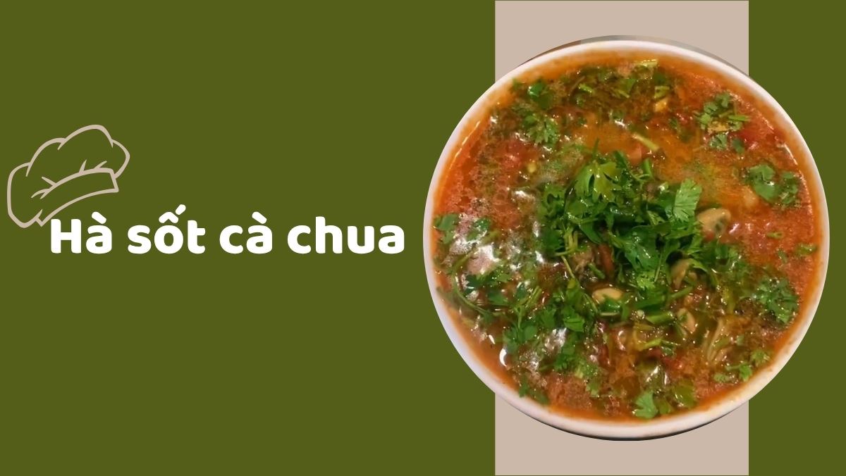 Cách làm món hà sốt cà chua
