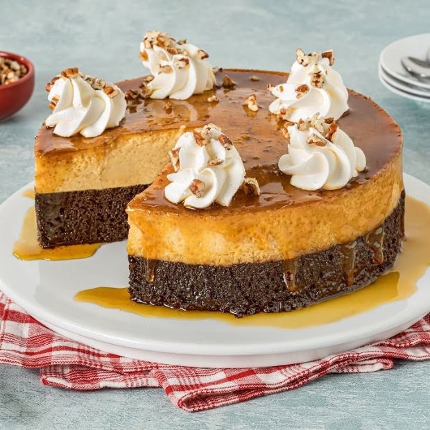 Cách làm bánh flan gato sinh nhật tại nhà có thể không dùng lò nướng