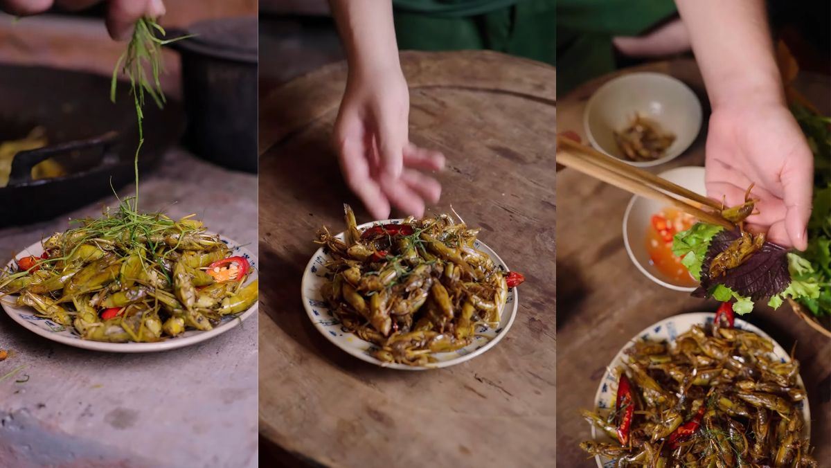 Cách làm muồm muỗm rang lá chanh đặc sản Yên Bái bằng chảo chống dính