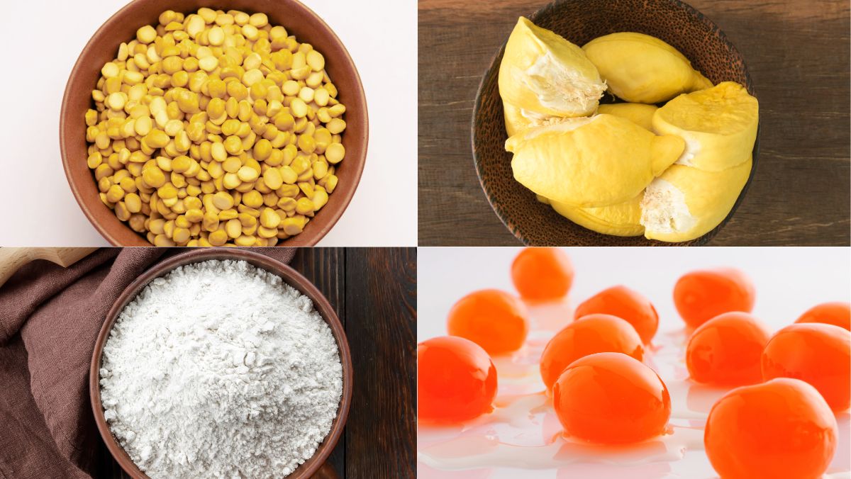 Nguyên liệu món ăn bánh pía trứng muối