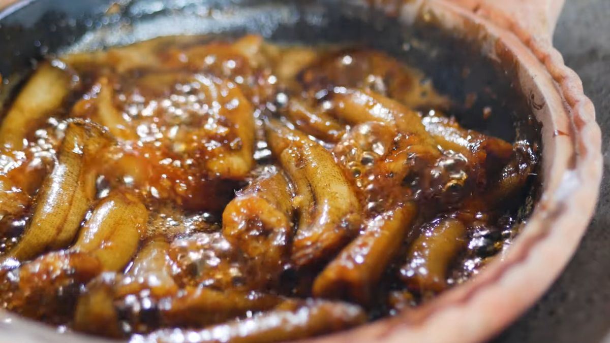 Cá bống dừa kho tiêu