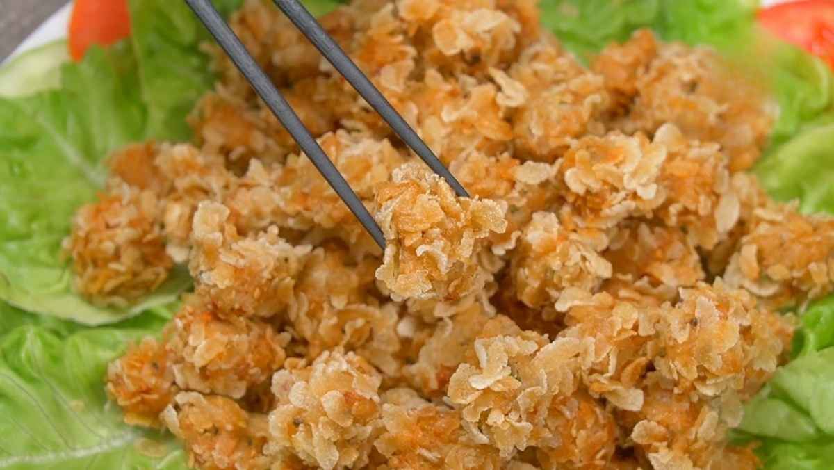 Chả cá chiên cốm