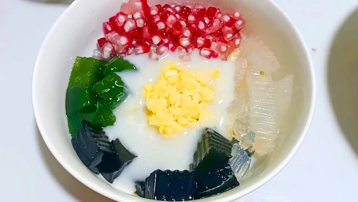 Chè xoa xoa hạt lựu