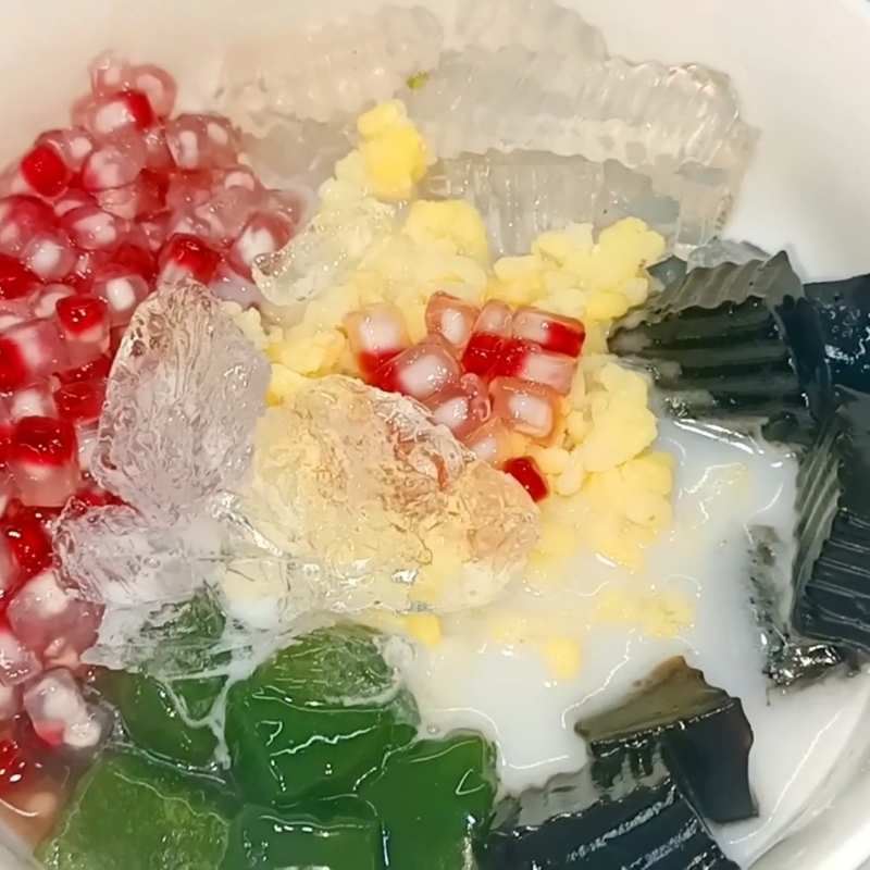 Chè xoa xoa hạt lựu