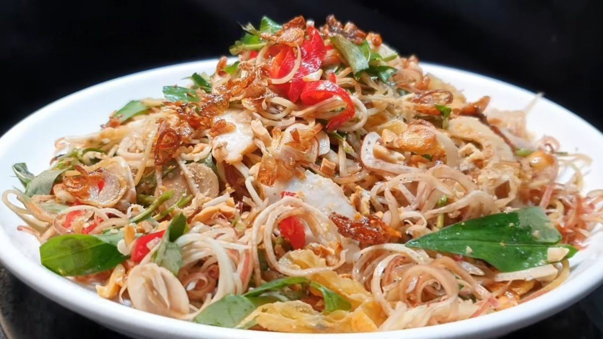 Cách làm gỏi bắp chuối chay