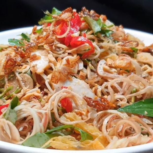 Cách làm gỏi bắp chuối chay