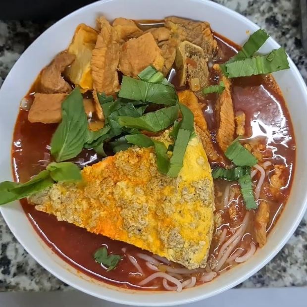 cách làm chả cua bún riêu