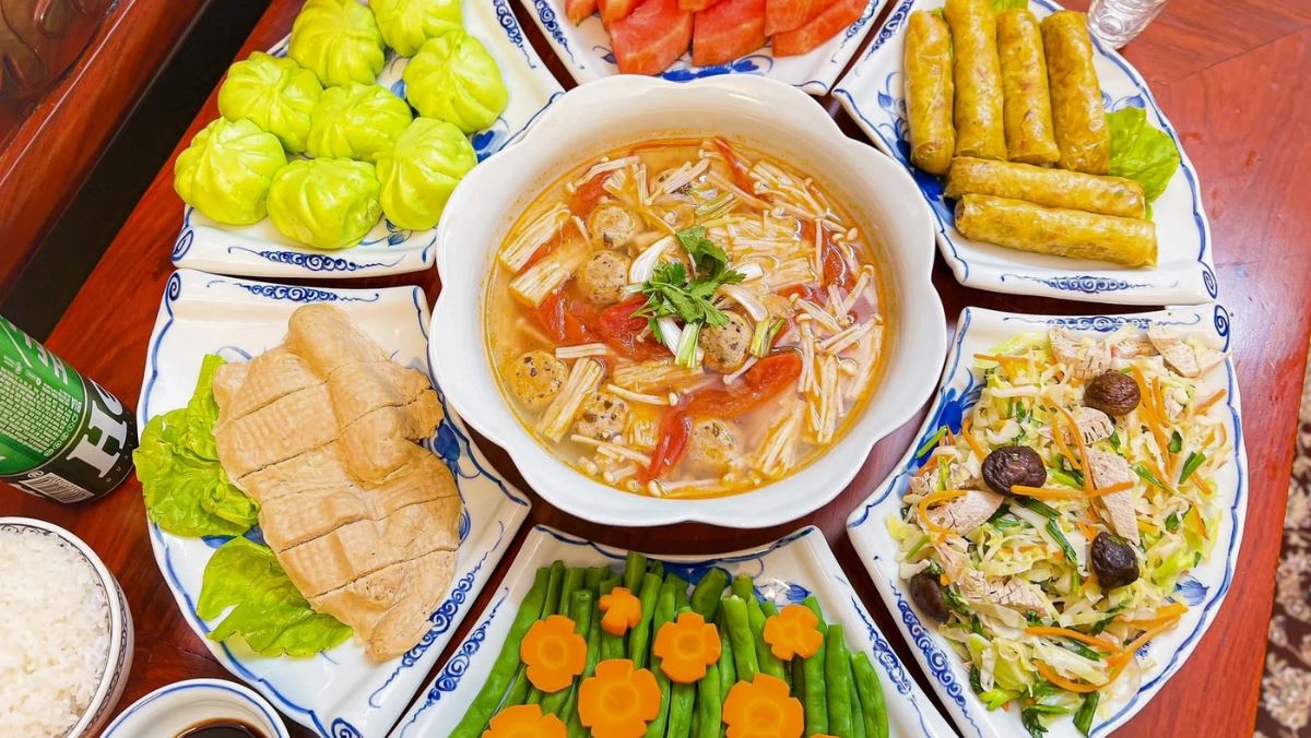 món chay đãi đám giỗ