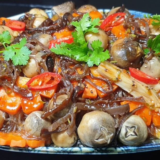 miến hấp thập cẩm