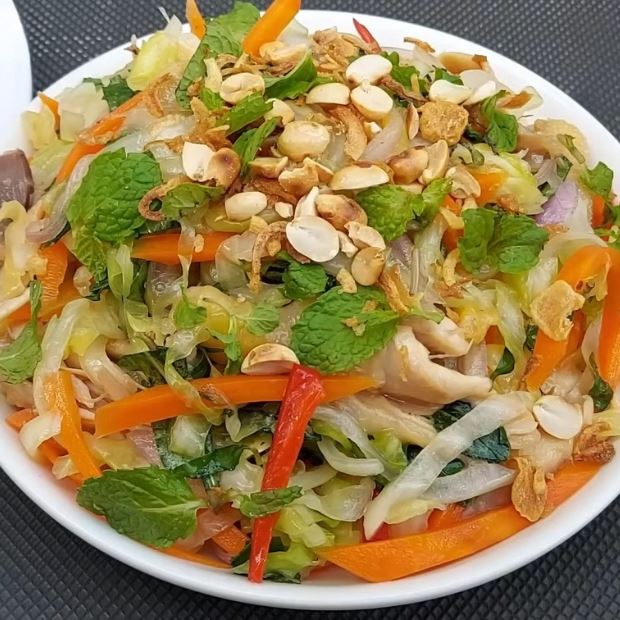Cách làm gỏi gà chua ngọt
