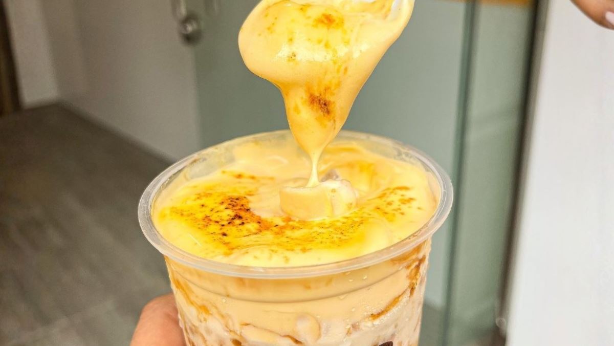 Công thức pha trà sữa trứng nướng