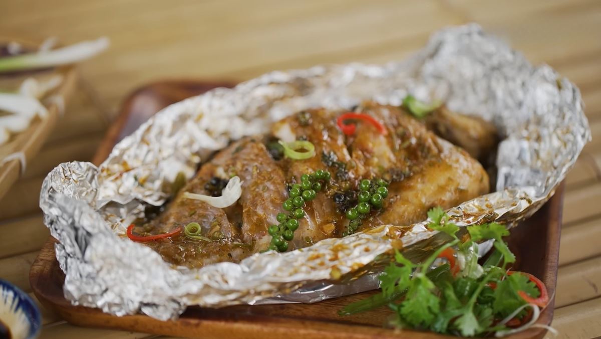 cá hấp giấy bạc