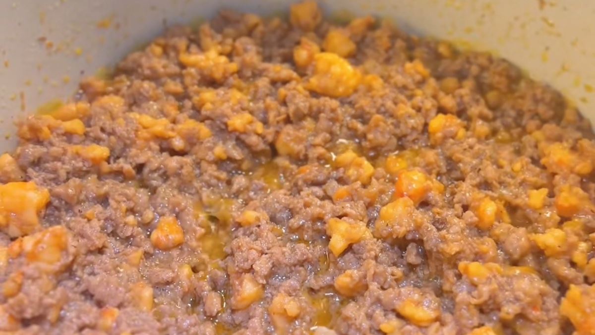 mắm tép chưng tôm thịt