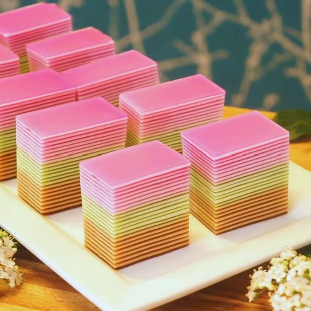 Cách làm rau câu ngàn lớp 3 màu tuyệt đẹp, không tách lớp đơn giản tại nhà