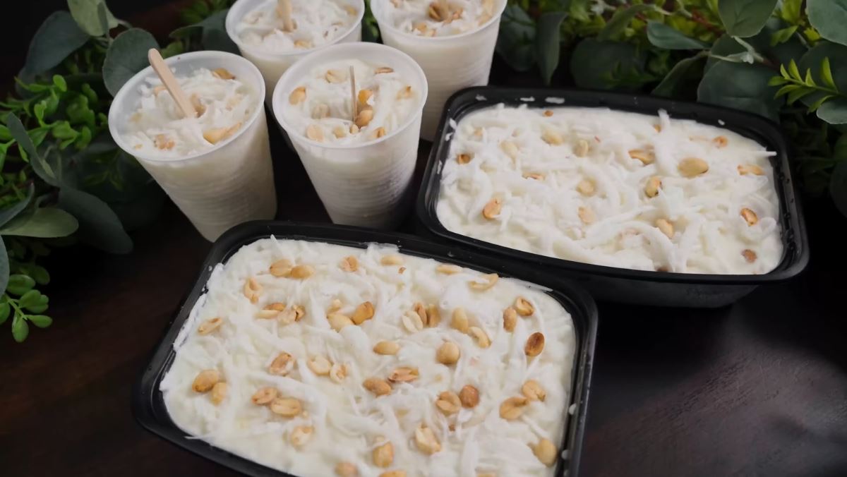 cách làm kem chuối bột năng