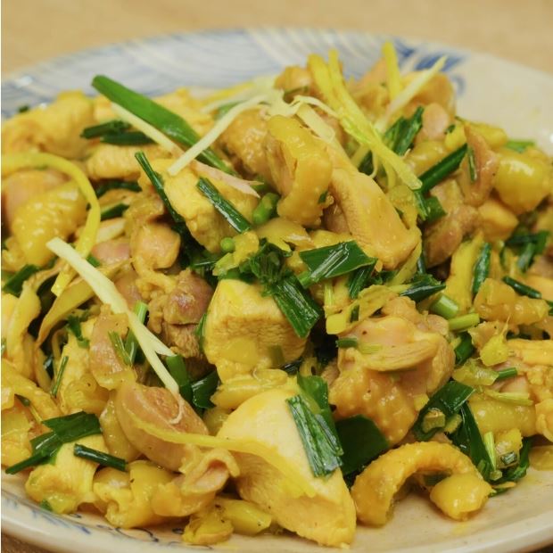 gà xào gừng