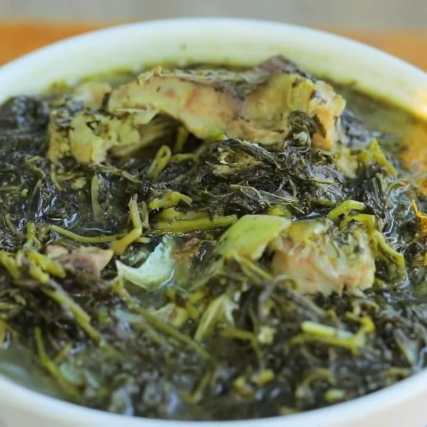 rau sắn muối chua nấu cá, cá nấu dưa sắn, canh cá rau sắn chua, cách nấu canh cá dưa sắn, rau sắn chua nấu cá