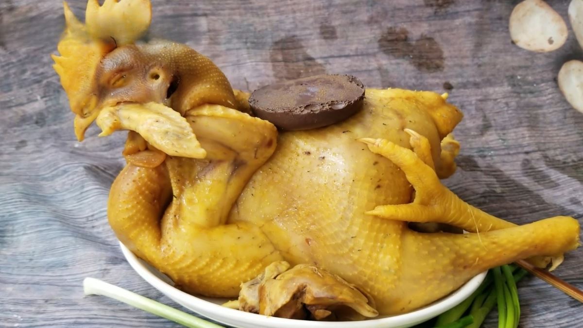 Cách chéo cánh gà cúng