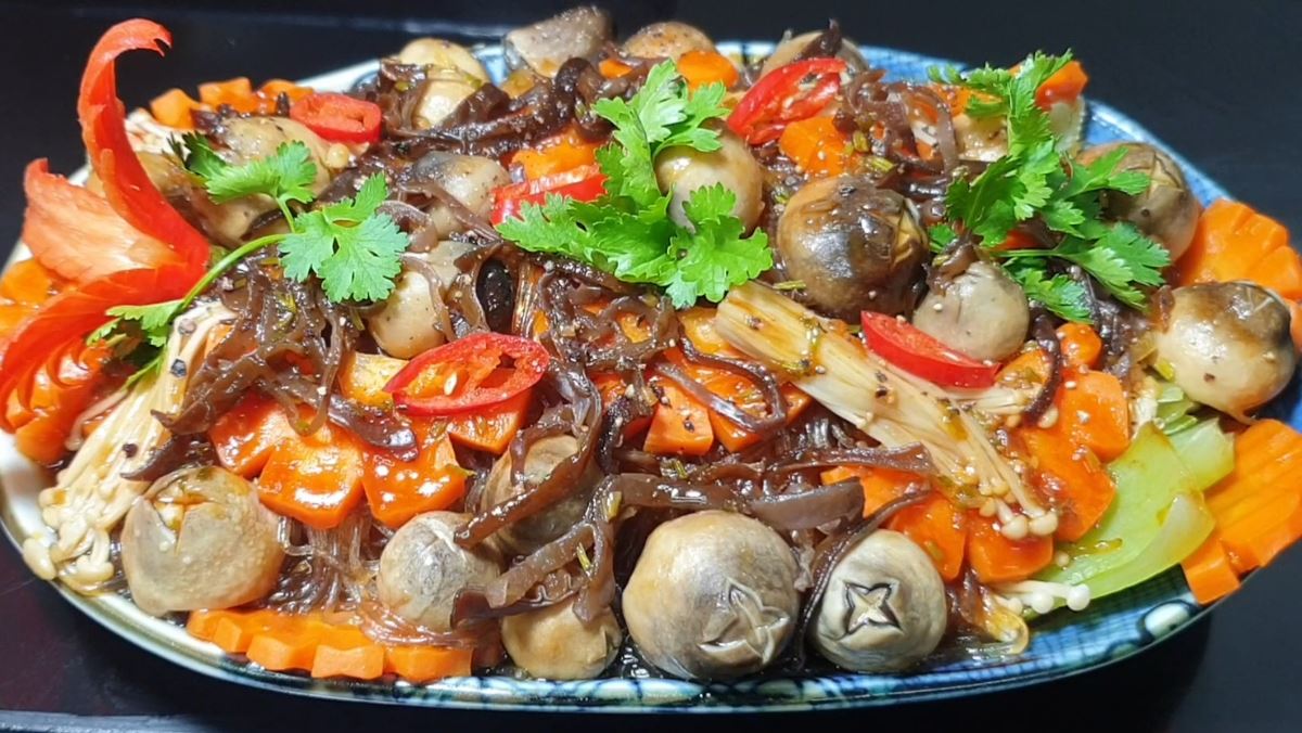 miến hấp thập cẩm